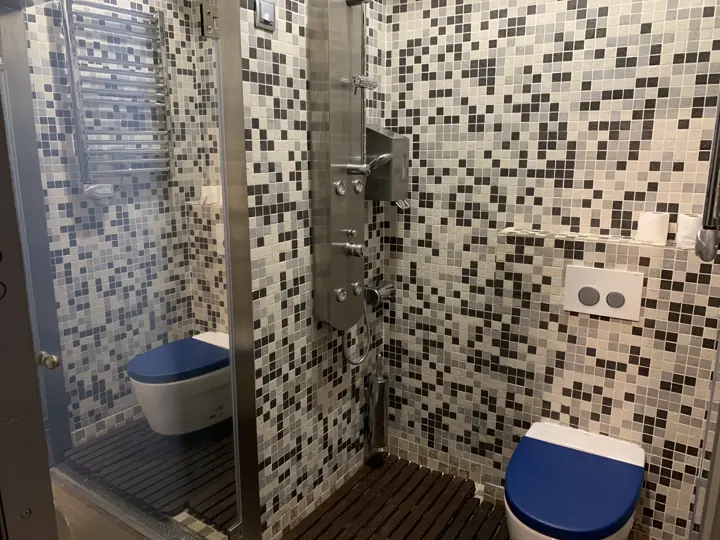 Baño con alicatado de gresite · 2020