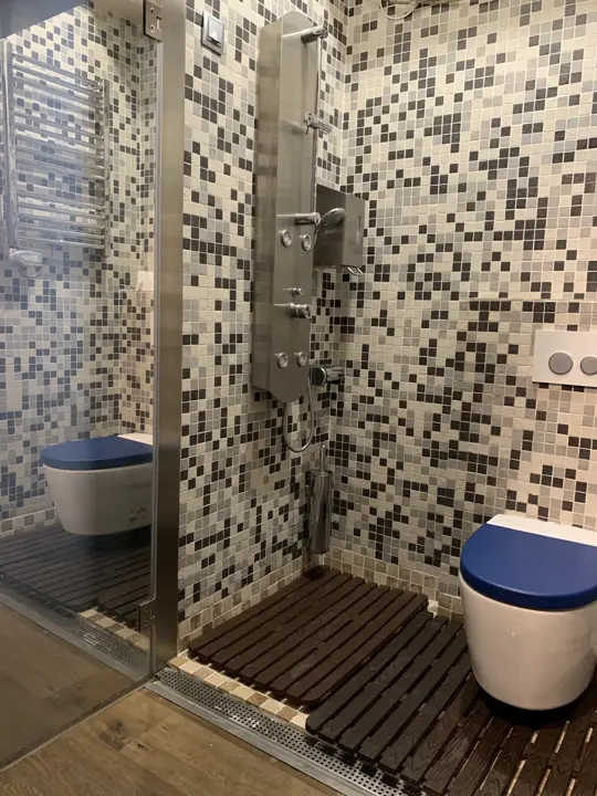 Baño con alicatado de gresite · 2020