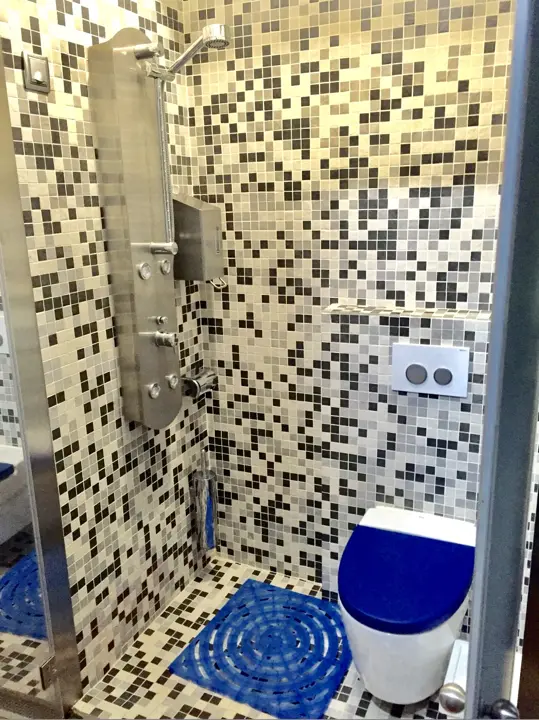 Baño con alicatado de gresite · 2017