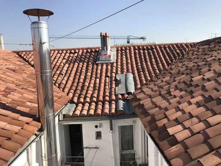Cubierta de teja árabe terminada · 2018